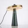 Настольная лампа зеленая из скандинавского мрамора, современная минималистская модель