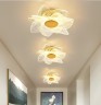Потолочный светильник двухслойная форма рисунок звезды, для коридора в дизайнерском стиле 12Вт