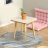 Стол в минималистическом стиле 40x40x50, квадратная форма