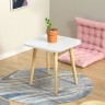 Стол в минималистическом стиле 40x40x50, квадратная форма