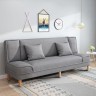 Многофункциональный тканевый дизайнерский диван-кровать серого цвета