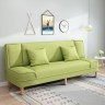 Многофункциональный тканевый дизайнерский диван-кровать зеленого цвета