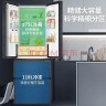 Холодильник инверторный Haier BCD-335WLHFD78DYU1 объемом 335 литров, многодверный, серого цвета