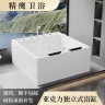 Гидромассажная квадратная акриловая ванна 1,2 м JY-3003, белого цвета