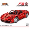 Конструктор LEGO машина Ferrari F8 JD018 , красный