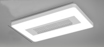 Потолочный светильник прямоугольной формы JQ9811-1 с вентилятором без лопастей, в минималистическом стиле 132Вт