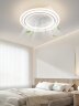 Потолочный светильник с вентилятором без лопастей в минималистическом стиле
