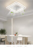 Потолочный светильник с вентилятором без лопастей в минималистическом стиле