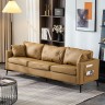 Оригинальный мягкий диван в дизайнерском стиле бежевого цвета